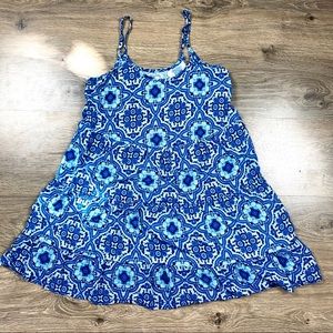 Paisley spaghetti strap dress